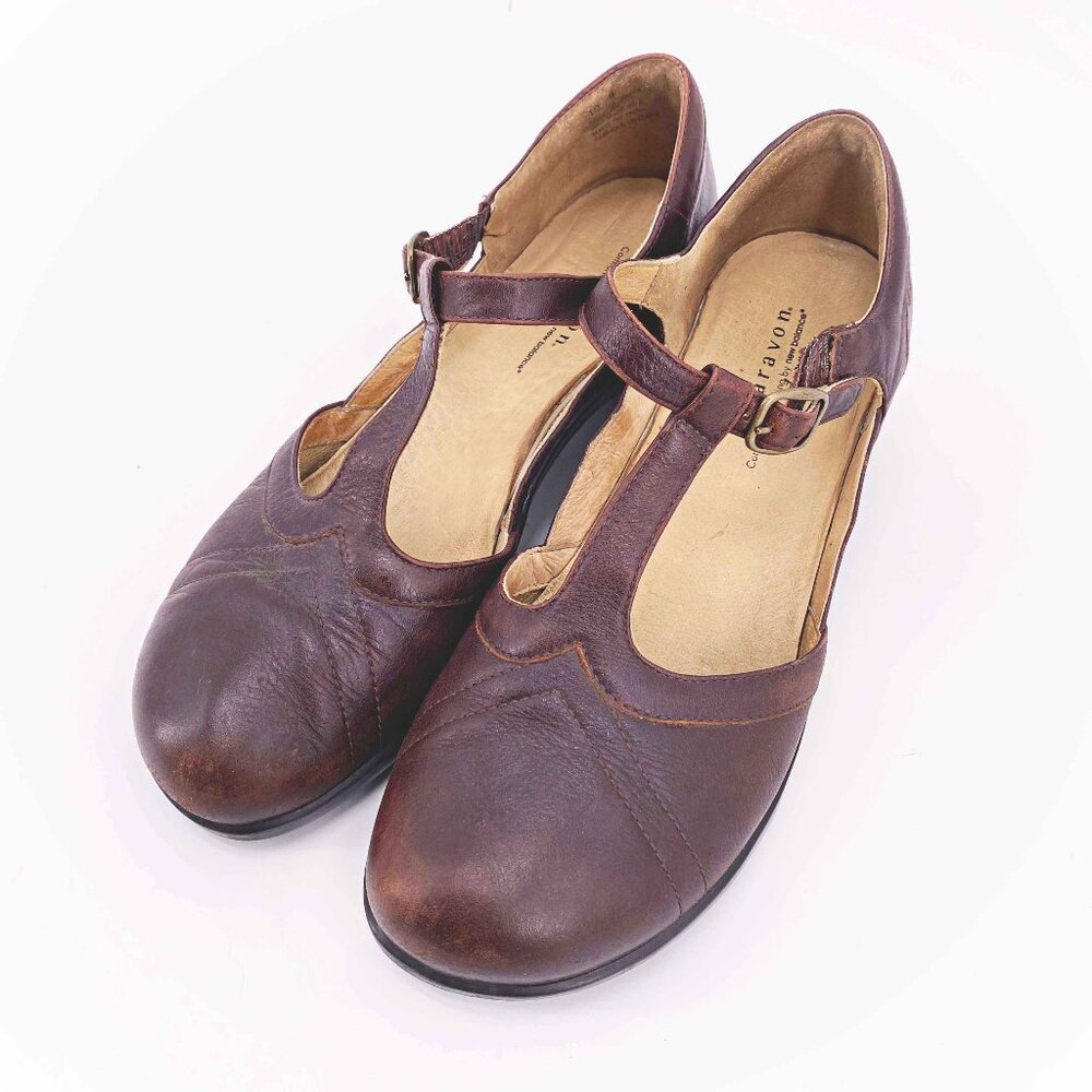 Aravon by New Balance Maura T Strap Mary Jane Heels